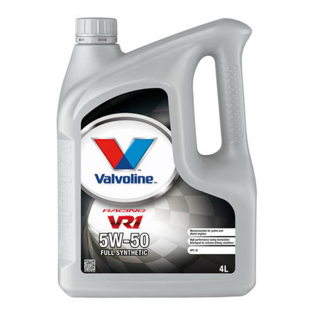 Olej silnikowy Valvoline VR1 Racing 5W/50 4L